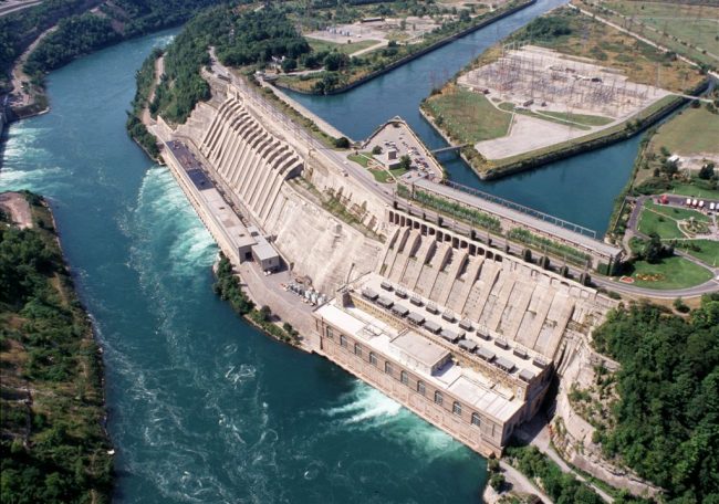 A dam in Ontario